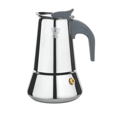 Pezzetti Steel Express Stove Top Coffee Maker - Silver - Room+