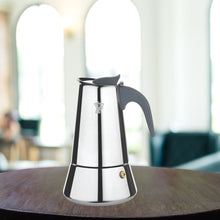 Load image into Gallery viewer, Pezzetti Steel Express Stove Top Coffee Maker - Silver - Room+
