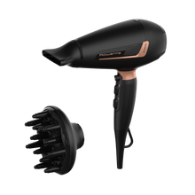 Load image into Gallery viewer, Rowenta Pro Power Hair Dryer 2200 W Ionic Black and Blush - Room+
