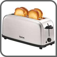 Load image into Gallery viewer, Tefal Equinox 4 Slice Toaster Stainless Steel - Room+
