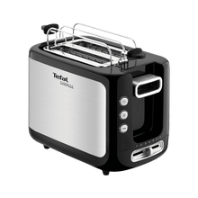 Load image into Gallery viewer, Tefal Express 2 Slice Toaster Black Stainless Steel - Room+
