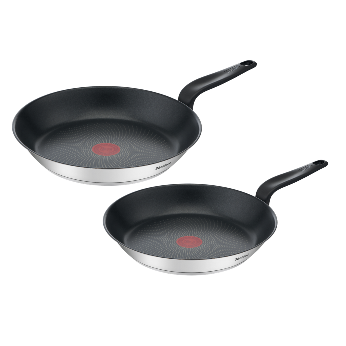 Tefal Primary Stainless Steel Frying Pan Set 24 cm & 26 cm Bundle Deal
