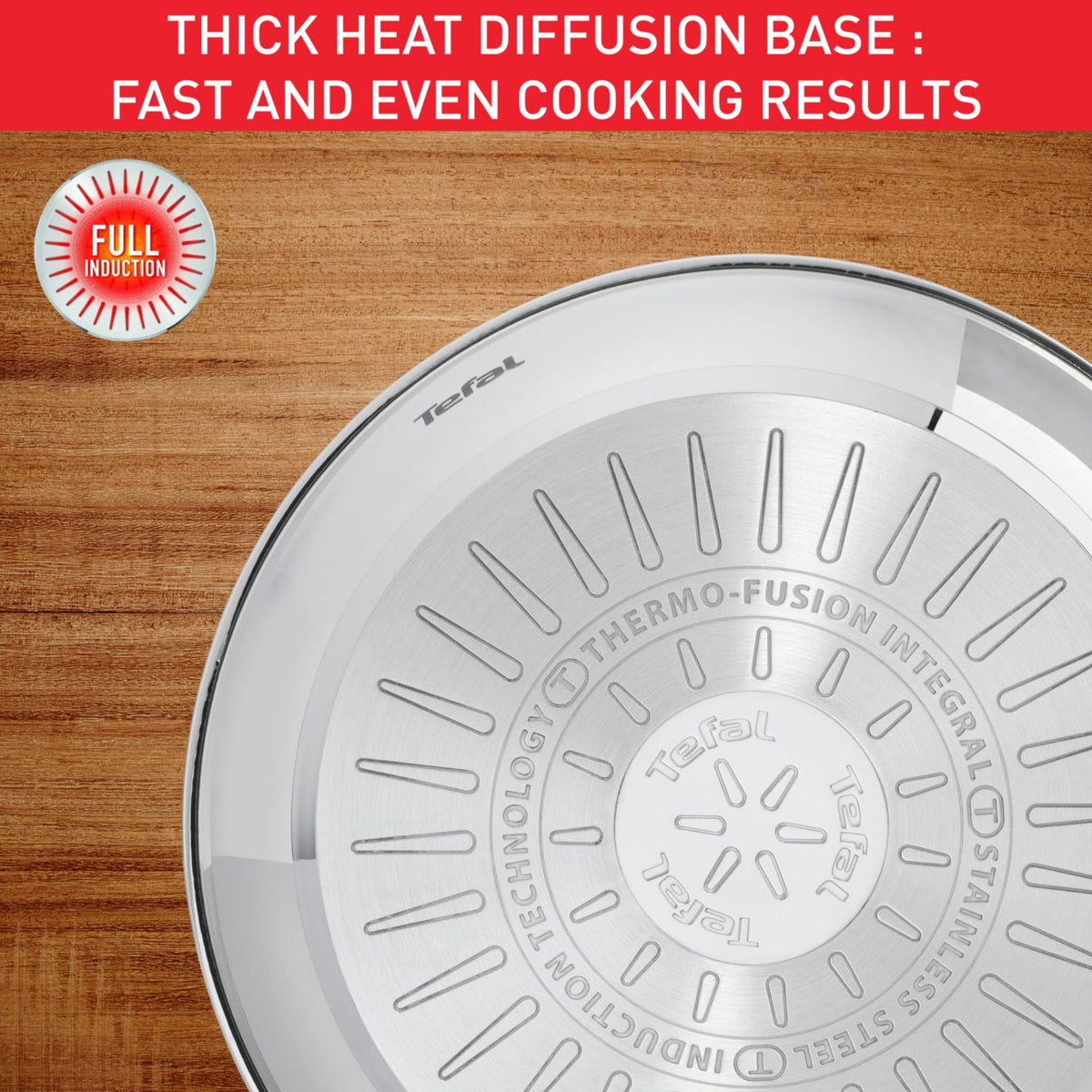 Tefal Primary Stainless Steel Frypan 30 cm