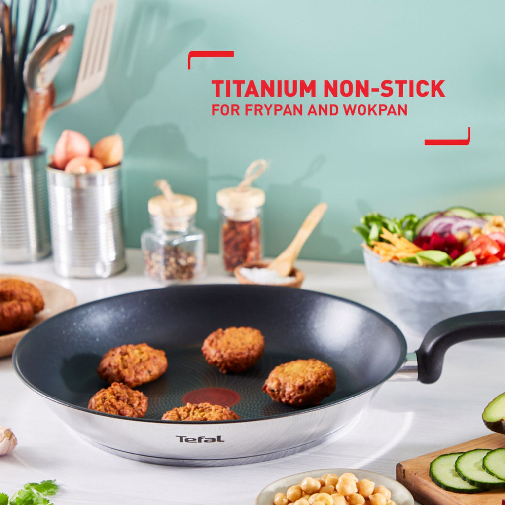 Tefal Primary Stainless Steel Frypan 30 cm