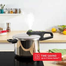 Load image into Gallery viewer, Tefal Secure Trendy Pressure Cooker 6L Stainless Steel - Room+

