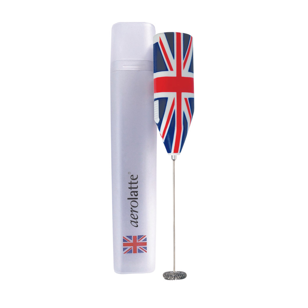 UK Flag Aerolatte Milk Frother with Tube