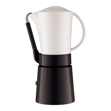 Load image into Gallery viewer, Caffe Porcellana Black 4 Cup Coffee Maker
