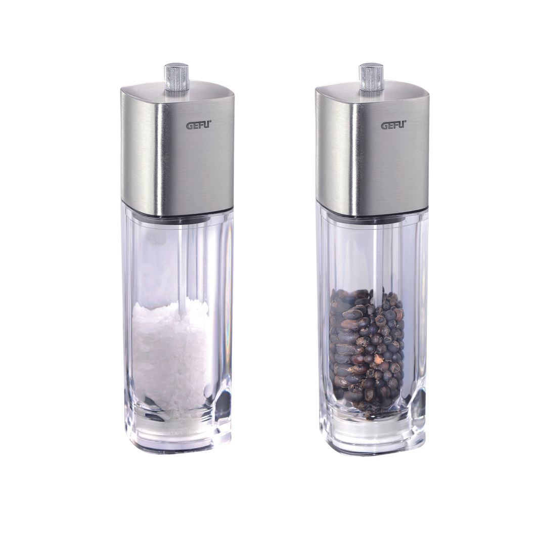 GEFU Salt and Pepper Mill Set Dueto - 2 pcs