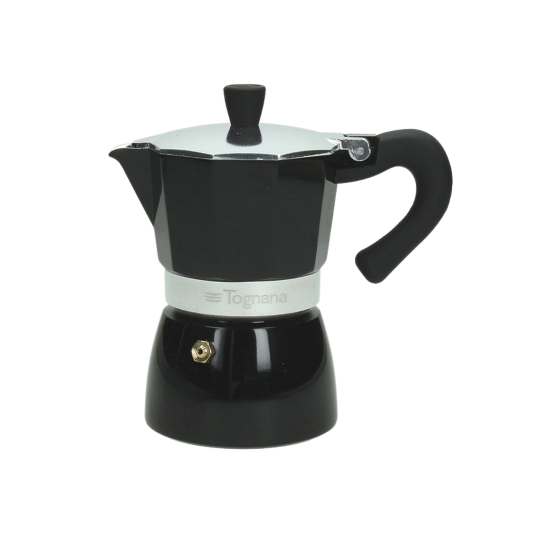 Tognana 6 Cup Grancucina Coffee Maker - Black