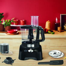 Load image into Gallery viewer, Moulinex Double Force Food Processor Black
