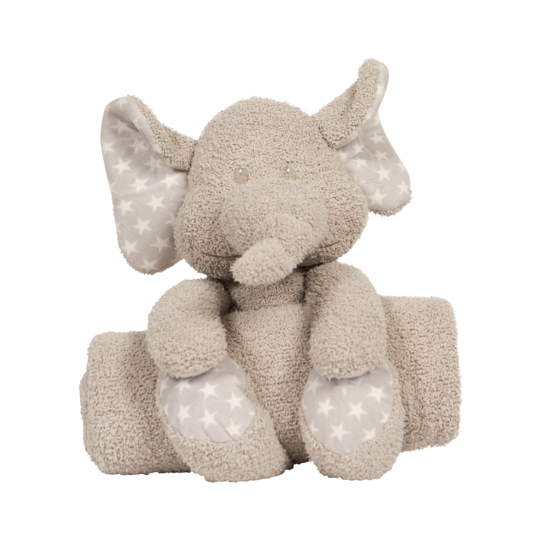 B-Plush Toy with Blanket Zimbe the Elephant
